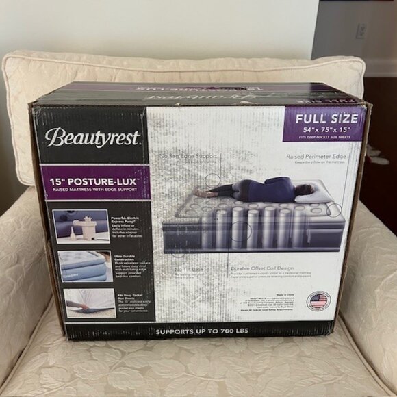 Beautyrest Posture Lux Raised Inflatable Air Mattress with Electric Air Pump - Picture 3 of 4